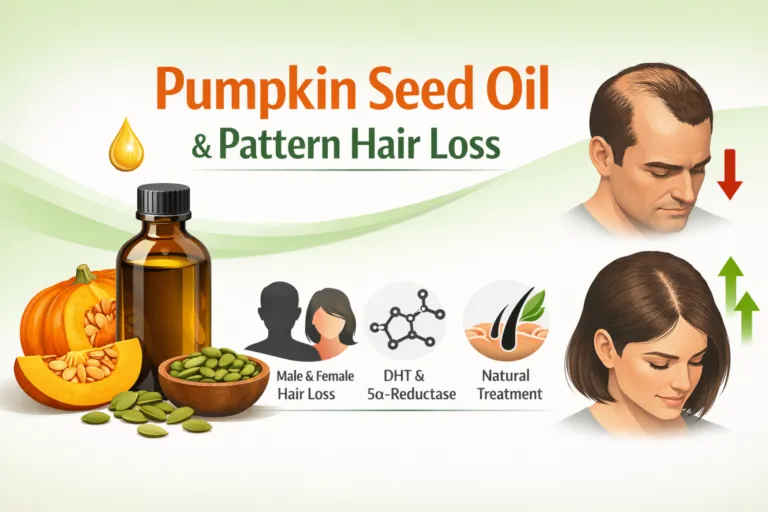Pumpkin Seed Oil and Pattern Hair Loss: A Scientific Review of Clinical Evidence, Mechanisms, and Practical Considerations